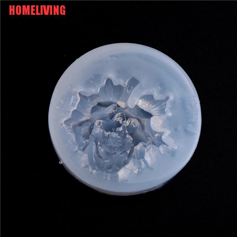 Khuôn Silicone Làm Bánh / Xà Phòng Hình Hoa Hồng Nở Sáng Tạo