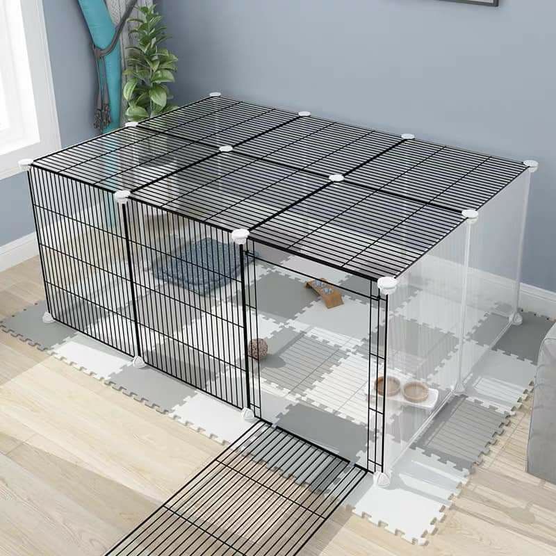 Lưới nan dày lắp ghép 35x35 và 35x45 (trắng và đen) (tặng chốt nối)