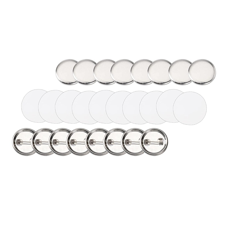 Set 600 Nút Ghim 25Mm / 1Inch Bằng Kim Loại Dùng Làm Nút Áo