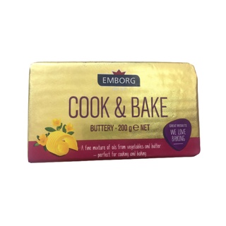 Bơ cook & bake lạt hiệu Emborg 200g