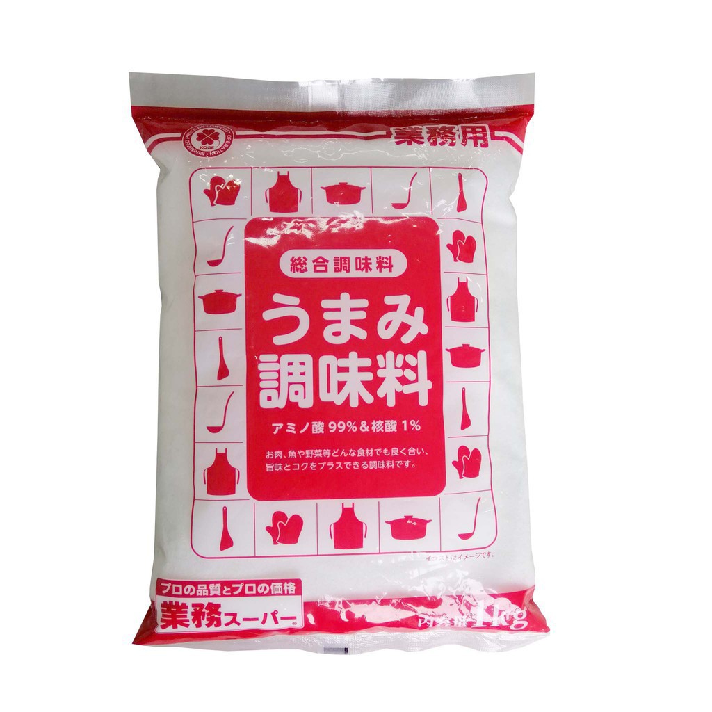 Mì chính (bột ngọt) Ajinomoto/ UMAMI gói 1kg - Hàng nội địa Nhật Bản