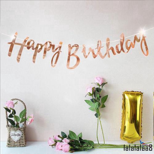 Dây Cờ Trang Trí Sinh Nhật Chữ Happy Birthday