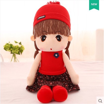 Búp bê mũ len đẹp lung linh cho các bé size 45cm và 60cn