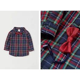 ÁO SƠ MI HM KID BOY AUTH SHIRT AND BOWTIE MUA SALE