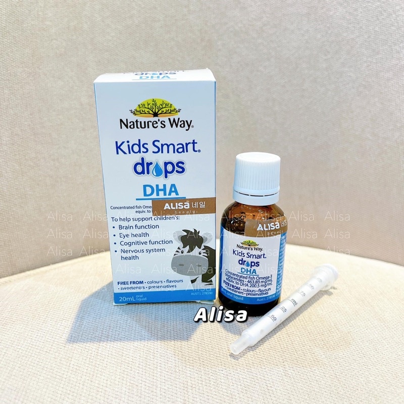 Nature’s Way Kids Smart Drops DHA - Tăng Cường Phát Triển Não Bộ ( Chai 20ml ) - ALISA
