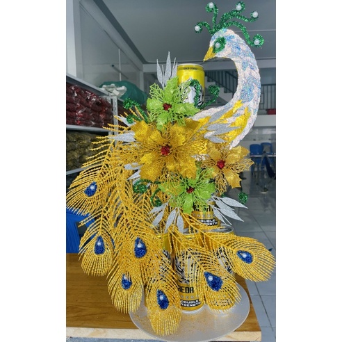 set phụ kiện công vàng làm tháp oản