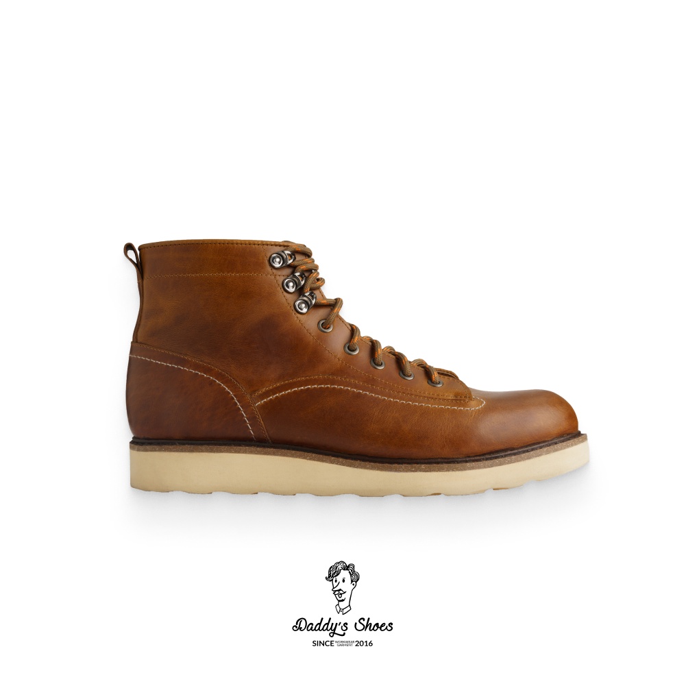 Boots Nam, giày cao cổ nam, Daddy's Shoes The New Boots Brown