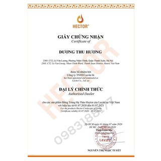 Nước Đông Trùng Hạ Thảo Hector Sâm (Hộp 10 chai)
