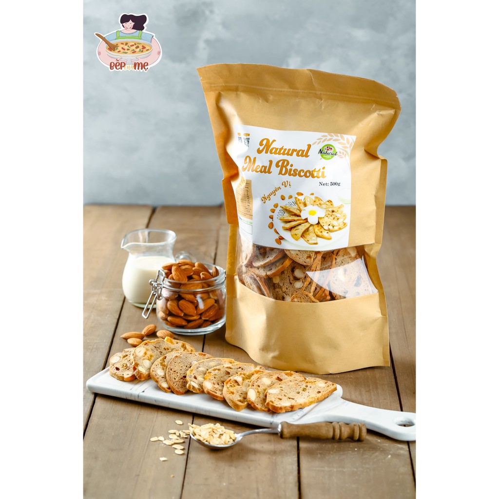 Bánh ăn kiêng Biscotti Mix 3 vị, bánh ăn kiêng nguyên cám