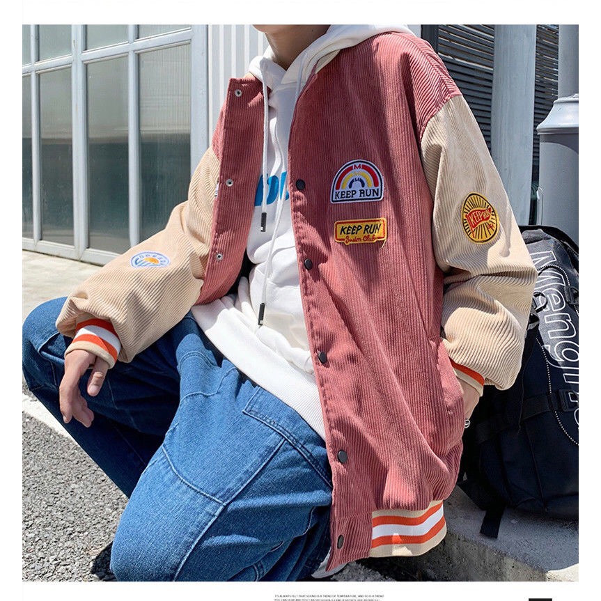 Áo Bomber Vải Nhung Unisex Cầu Vồng DEEP END - Unisex Năng Động Hot Trend | BigBuy360 - bigbuy360.vn