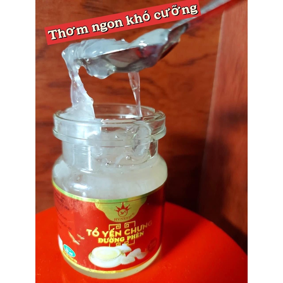Tổ yến chưng đường phèn Hoàng Việt cho bé ăn ngon, 30% yến Khánh Hòa nguyên chất