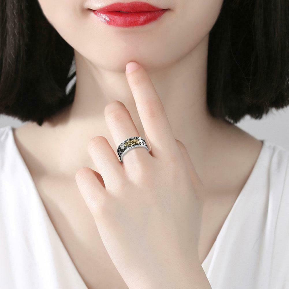Nhẫn Hở Mạ Bạc Hình Trái Tim Cho Nam