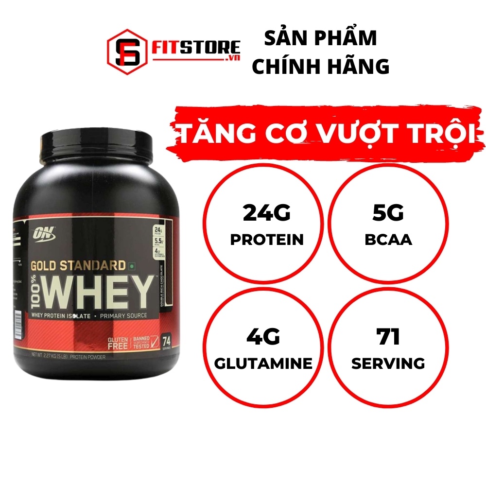 Sữa Tăng Cơ Whey Gold Standard 5Lbs – Xây Dựng Cơ Bắp Vượt Trội