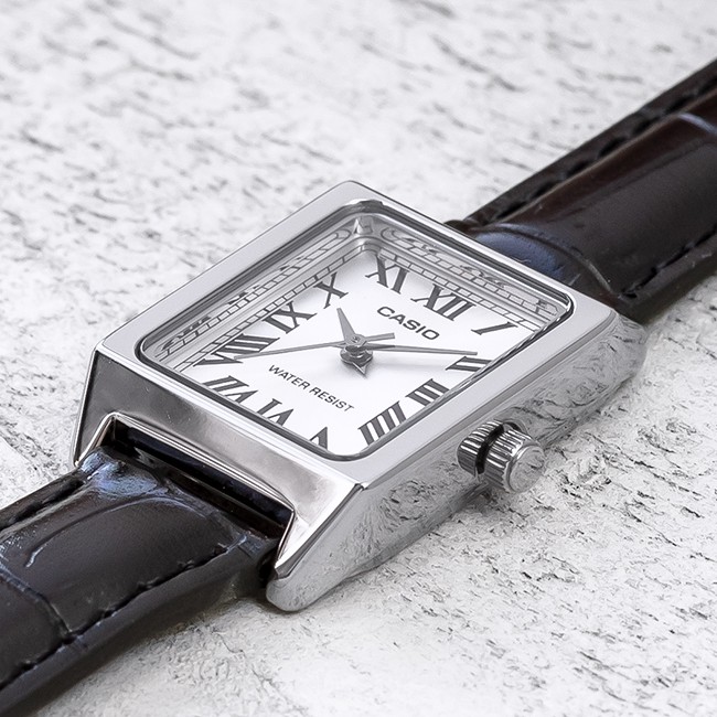 Đồng hồ nữ dây da Casio chính hãng Anh Khuê LTP-V007L-7B1UDF