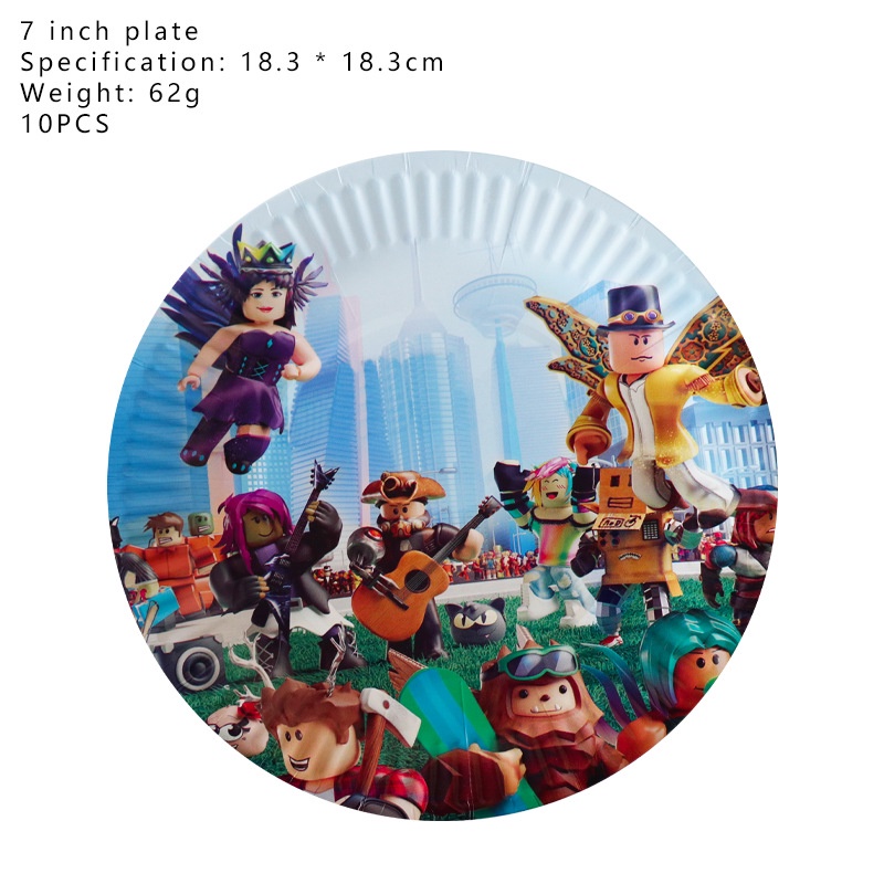 Roblox Cờ roblox Trang Trí Bàn Tiệc Sinh Nhật