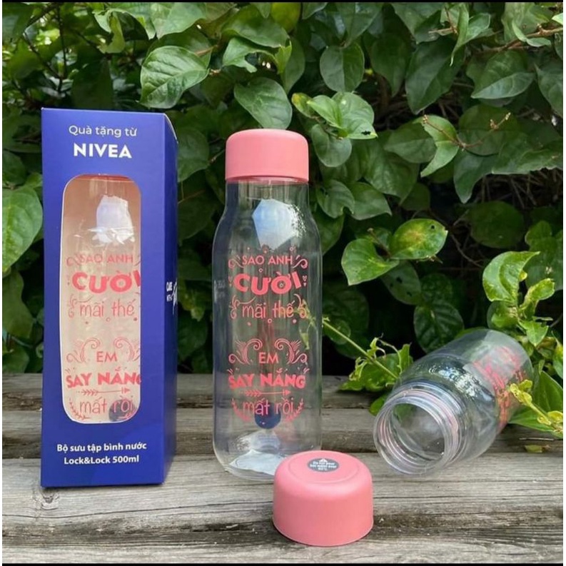 Bình nước cao cấp Lock & Lock 500ml - giao màu ngẫu nhiên