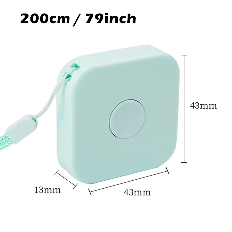 1 Thước Dây Da Đo Cơ Thể Linh Hoạt 200cm 79 Inch C6160