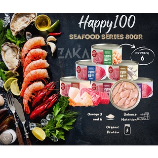 Pate mèo happy100 80g