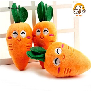 Thú nhồi bông hình củ cà rốt - đồ chơi cho thú cưng