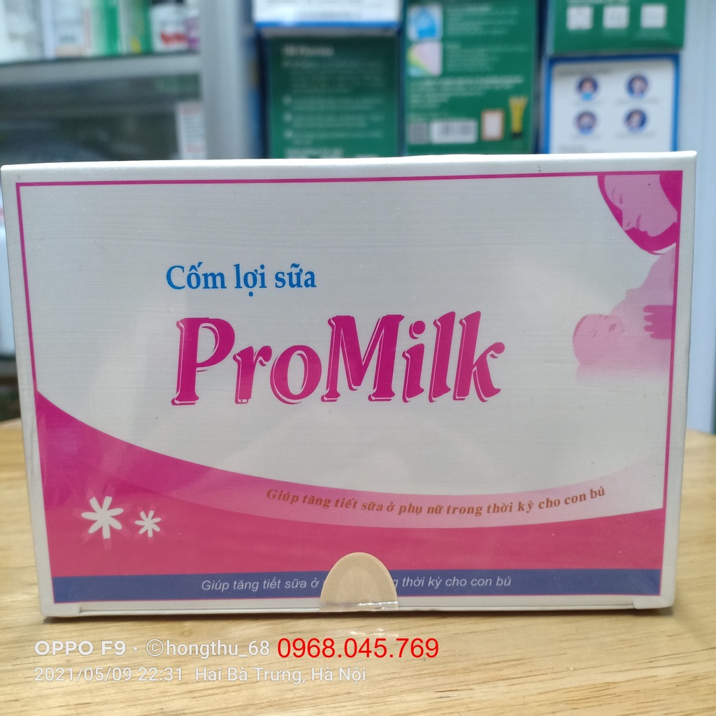 Cốm Lợi Sữa ProMilk tăng tiết sữa mẹ cho con bú