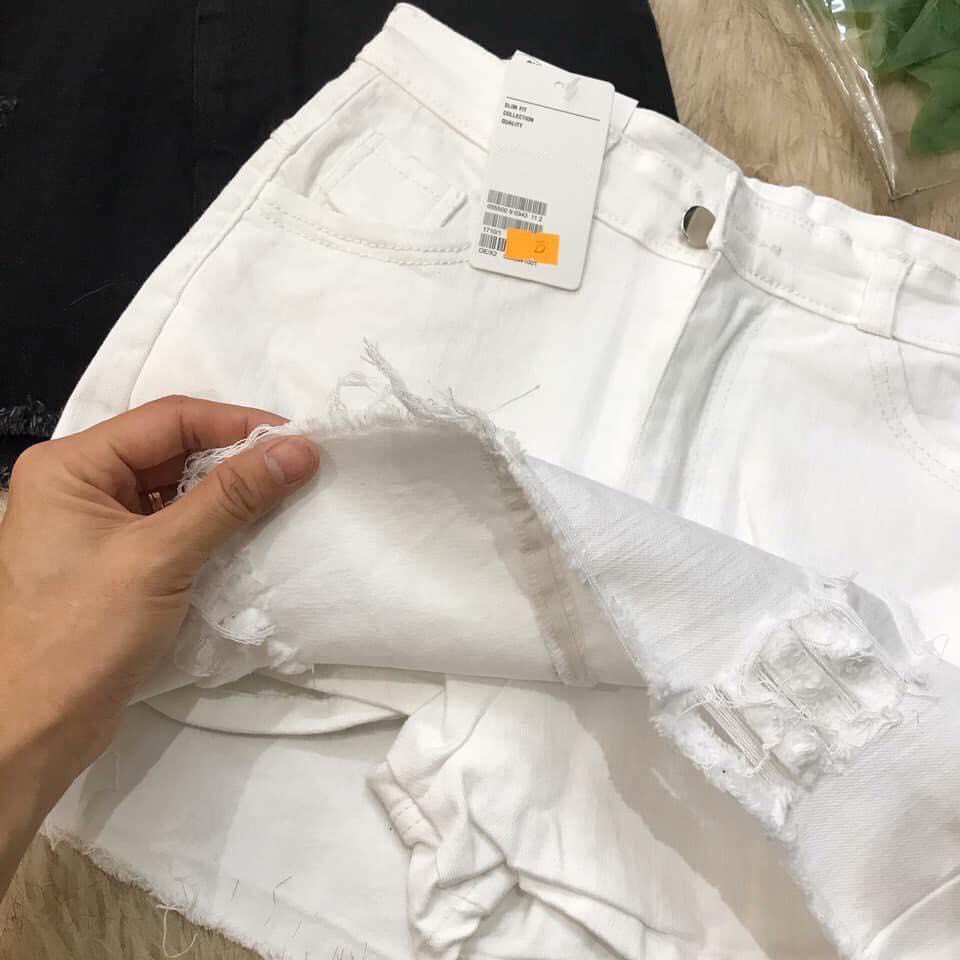 [Freeship] CHÂN VÁY KAKI JEAN NỮ RÁCH CÓ QUẦN TRONG CAO CẤP THỜI TRANG NOBLE FASHION TN38