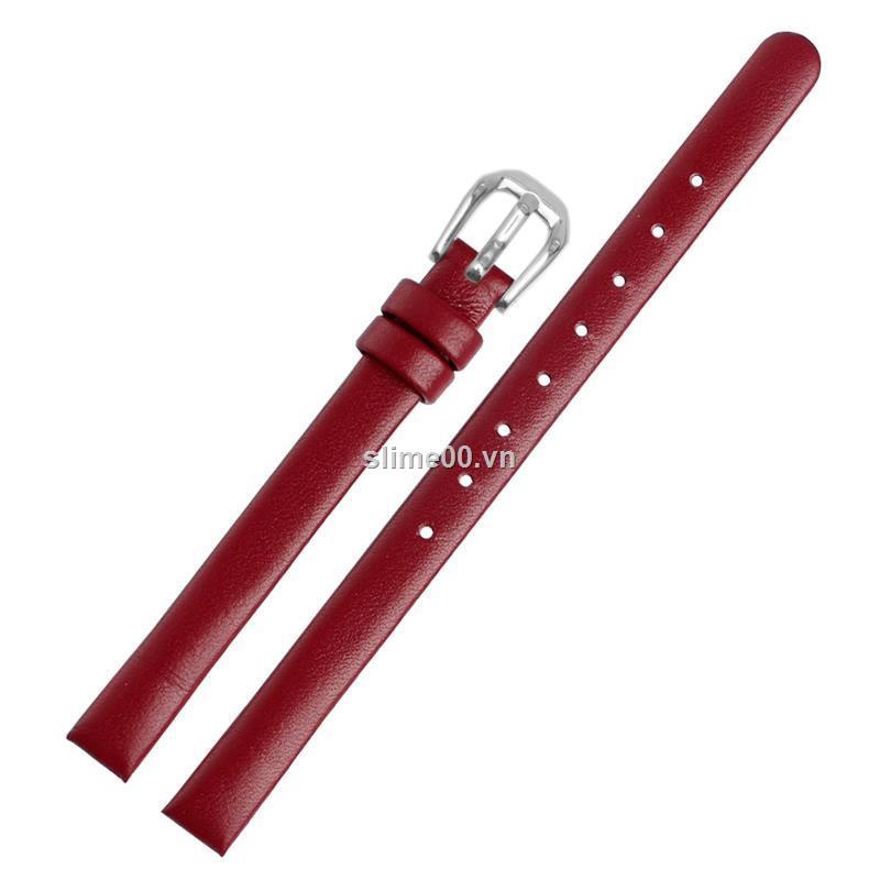 Dây đeo thay thế chất liệu da cho đồng hồ CK K8P 231 K8P 236 K8P 237 8mm