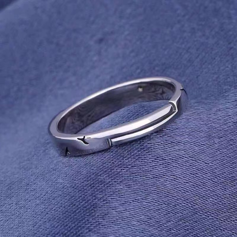 Nhẫn Hóa Trang Nhân Vật Ishigami Bằng Kim Loại Có Thể Điều Chỉnh Kích Cỡ