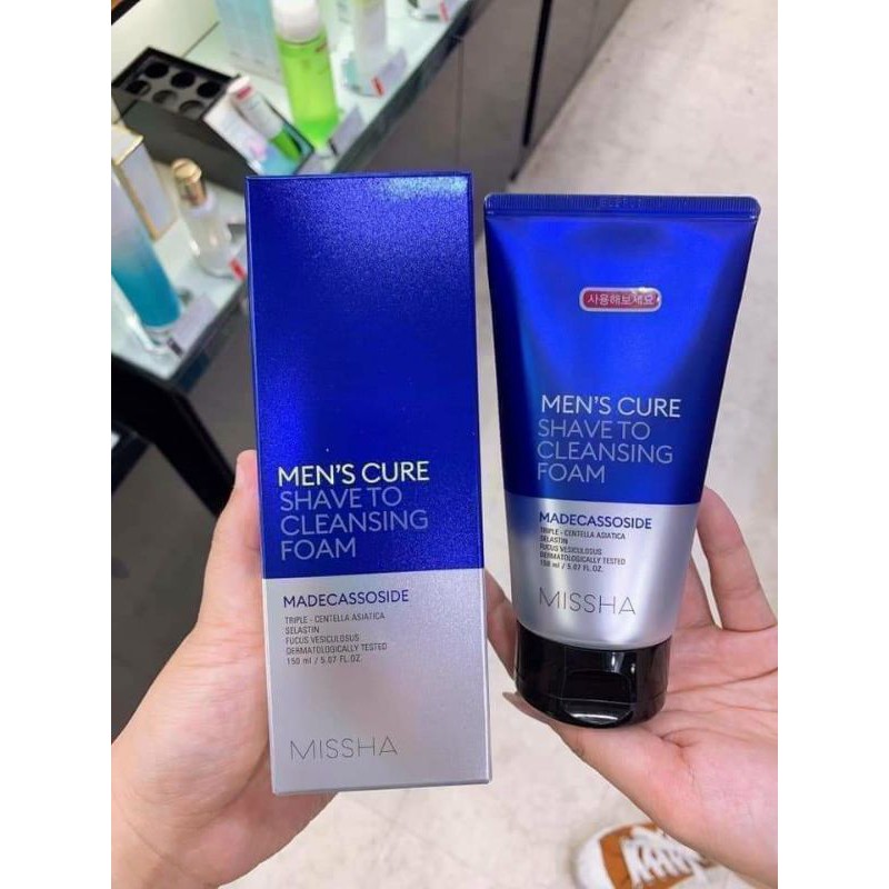 SỮA RỬA MẶT MISSHA MEN’S CURE SHAVE TO CLEANSING FOAM