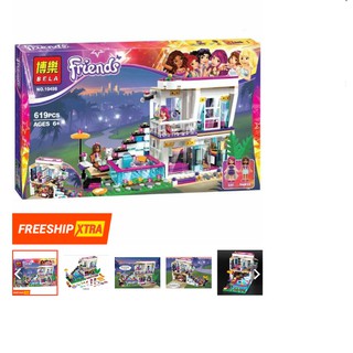 Đồ chơi xếp hình lắp ráp lego friend nhà biệt thự -sx3008 bela 10498 friends-Legoxanh