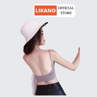 Áo bra cotton hở lưng cực hot likano bra08