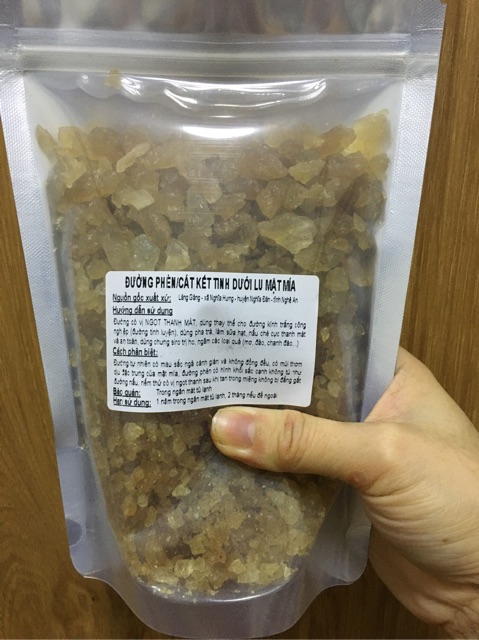 Đường phèn kết tinh từ mật mía Nghĩa Đàn Nghệ An