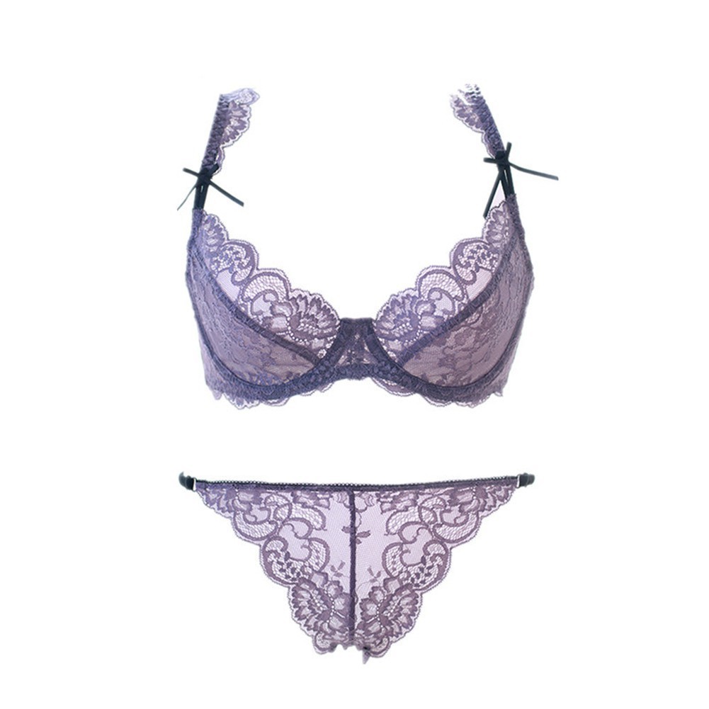 Bộ đồ lót ren siêu mỏng xuyên thấu quyến rũ cho nữ Varsbaby