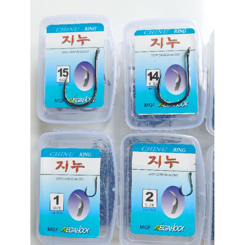 Lưỡi câu cá chinu ring hàn quốc