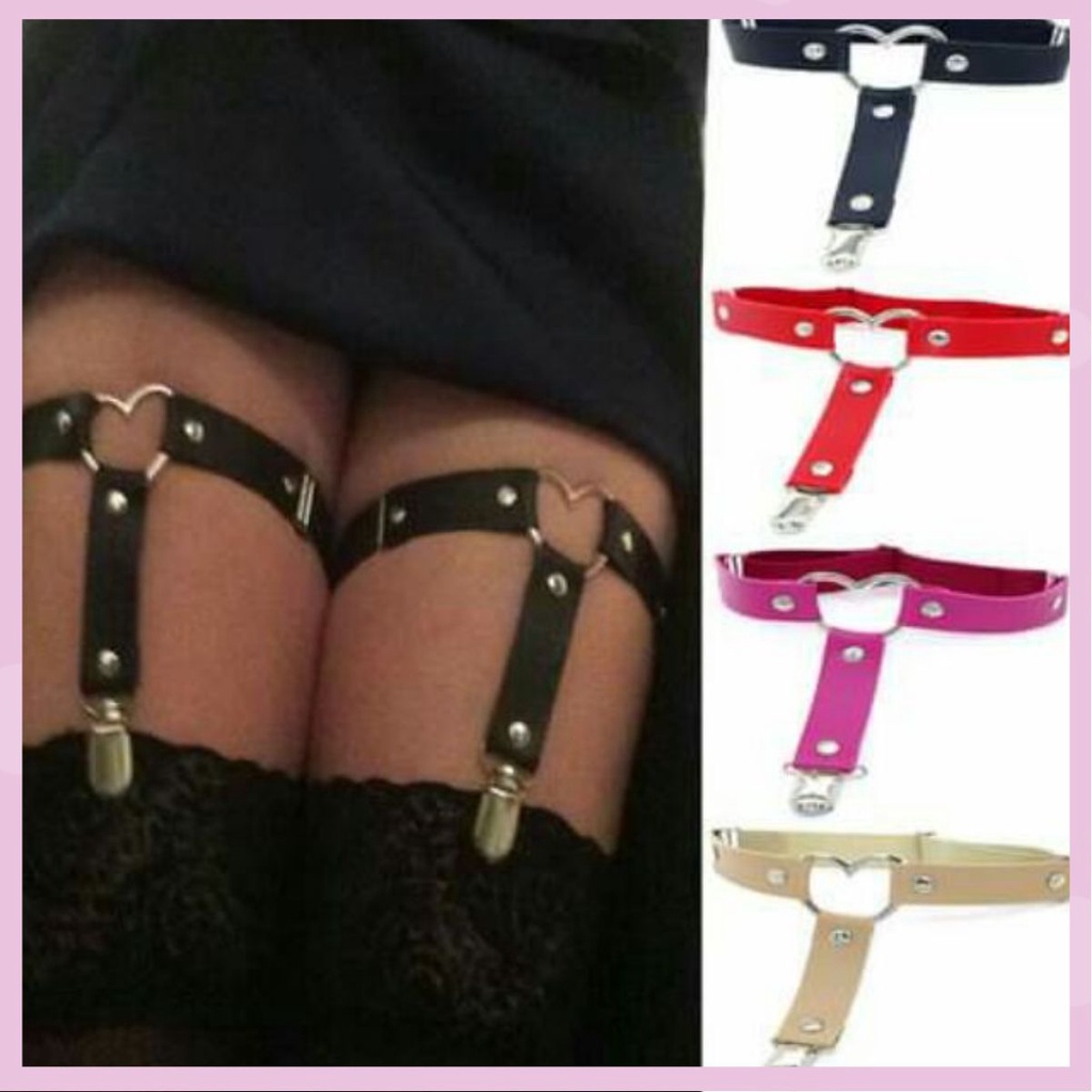 Choker đùi - kẹp tất đùi trái tim