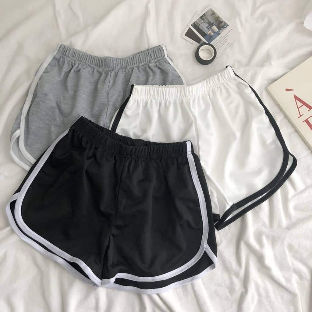 [TẶNG QUÀ XINH] QUẦN NỮ VIỀN 3 MÀU ĐEN TRẮNG XÁM CHẤT COTTON MỀM MỊN MÁT MẺ NGÀY HÈ PHỐ THỜI TRANG HOTTEEN