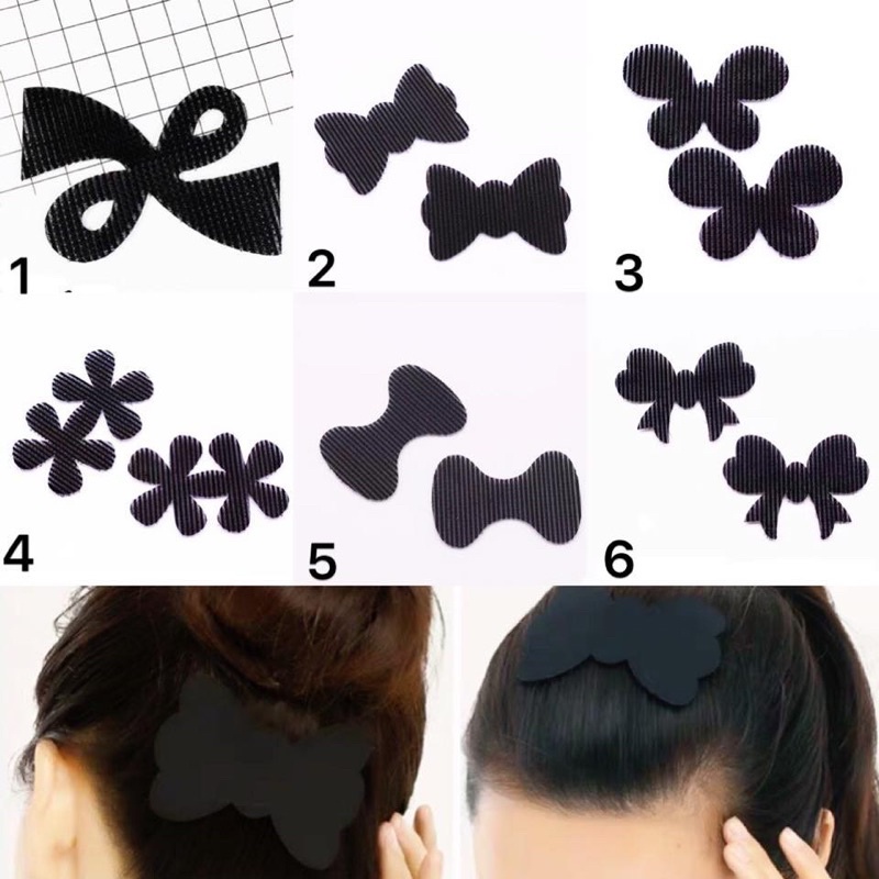 SÉT 10 MIẾNG DÁN TÓC HÌNH CÁC MẪU XINH