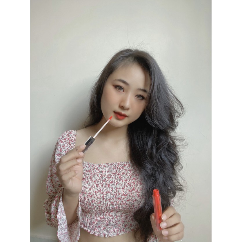 Son Kem Đỏ Cam San Hô Siêu Lì, Màu Siêu Đẹp 5gr 8x Beauty | BigBuy360 - bigbuy360.vn