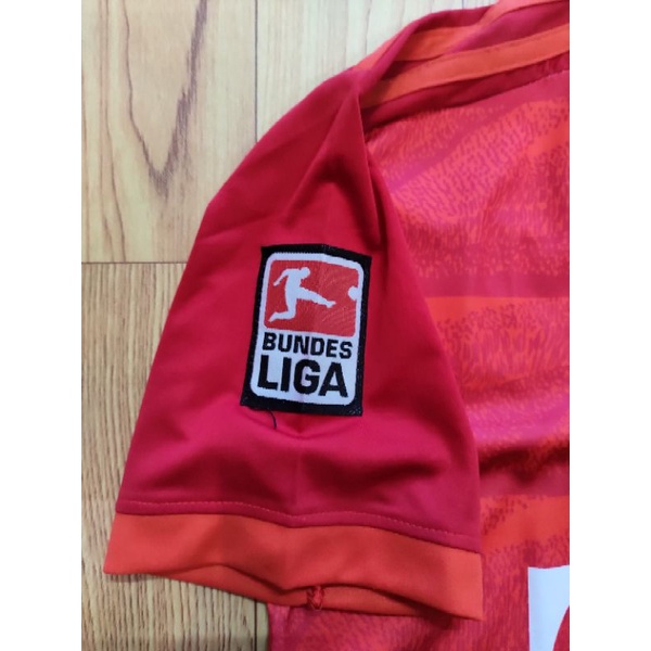 Bộ áo đấu đá bóng đá banh CLb Bayern Munchen đỏ cam 2020 sân nhà