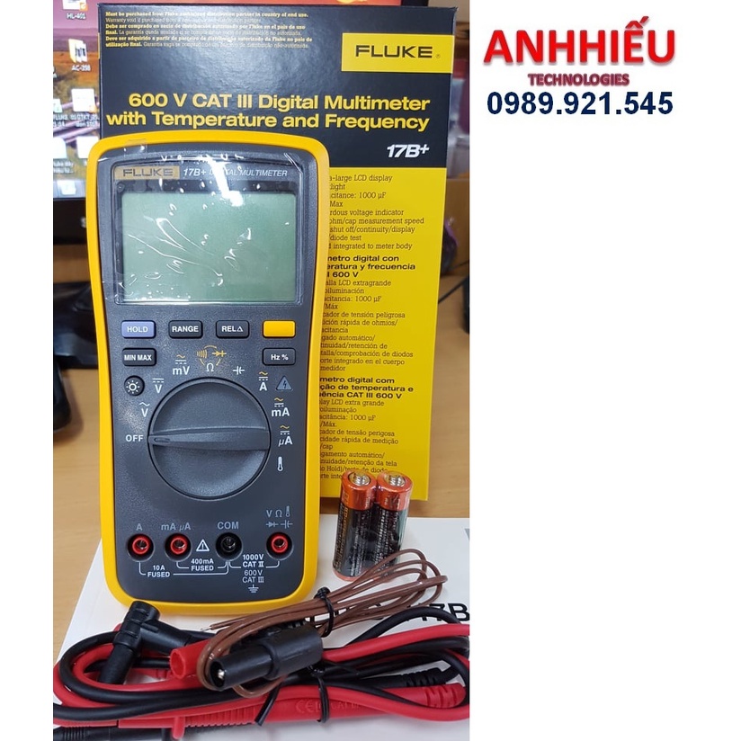 Đồng hồ vạn năng Fluke 17B+ dây Taiwan