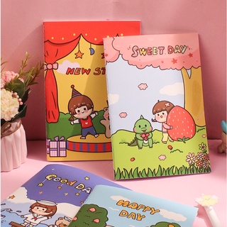 Sổ chiết lưu trữ sticker washi Blue ideals sổ size A5 | BTS008