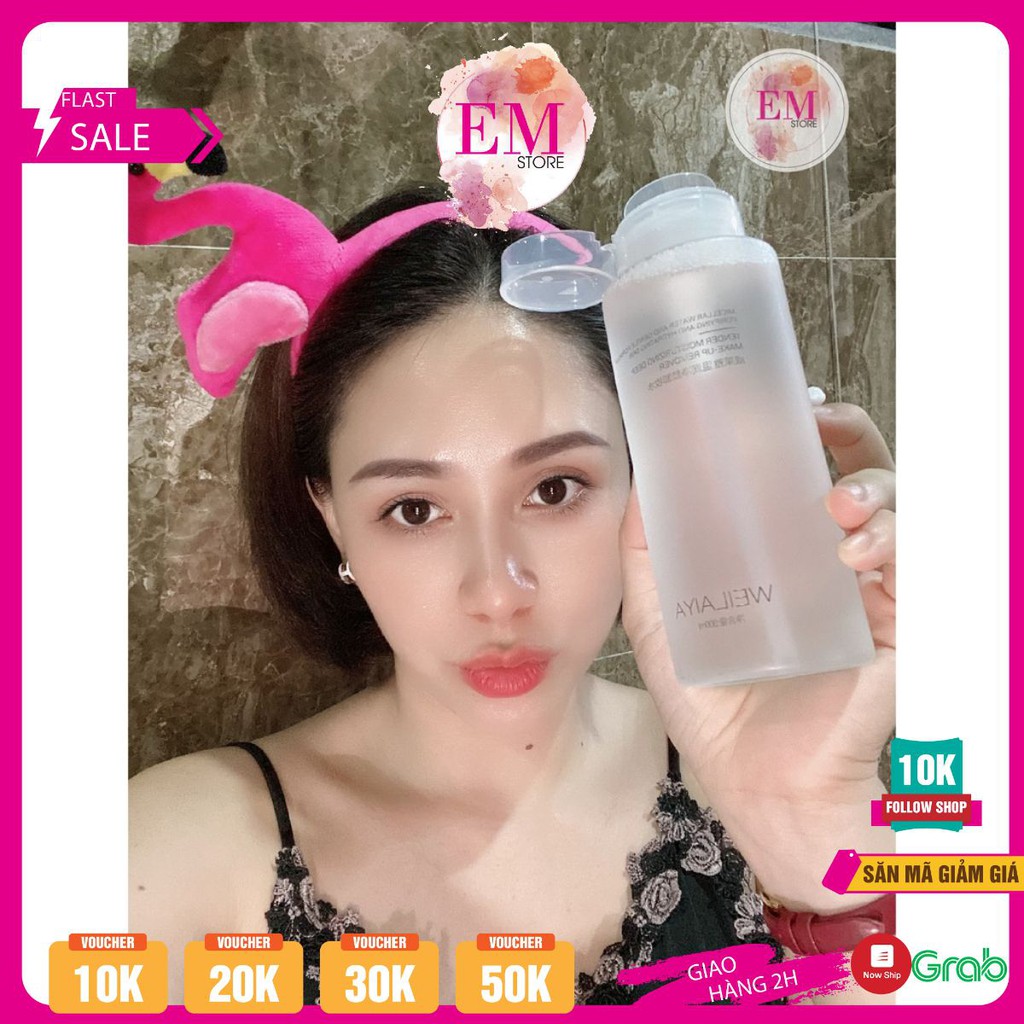 Nước tẩy trang thảo mộc weilaiya Tender Moisturizing Deep Make-up Remover 300ml