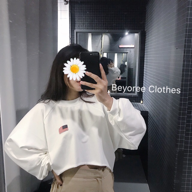 ⚫️ ÁO SWEATER CROPTOP - HÀNG CÓ SẴN | BigBuy360 - bigbuy360.vn