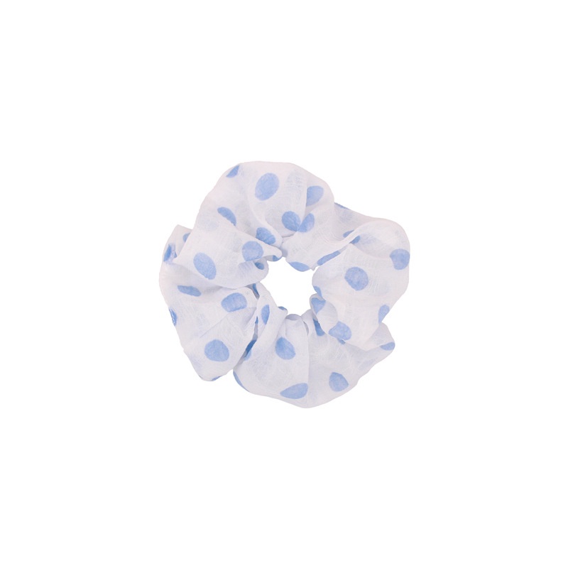 Dây Buộc Tóc Cao Su Co Giãn Hình Hoa Tulip Màu Xanh Dương Tím Phong Cách Hàn Quốc Thanh Lịch Cho Nữ