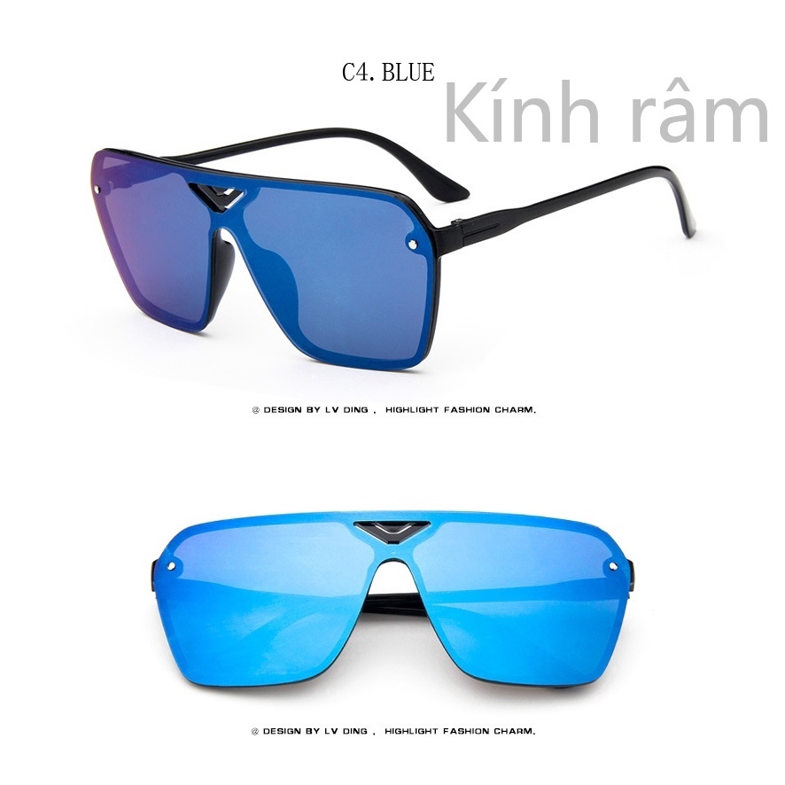 Kính mát tráng gương chống trượt dành cho nam và nữ
