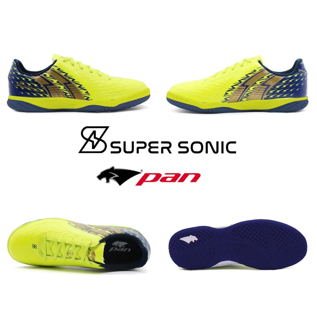 Giày thể thao, Giày bóng đá đế bằng Pan Super Sonic 2022 IC - Dungcusport , mẫu mới năm 2022