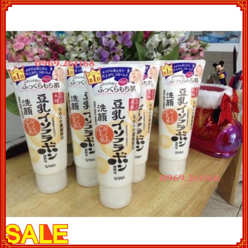 Sữa Rửa Mặt Đậu Nành Dưỡng Ẩm Sana 150g Nhật Bản
