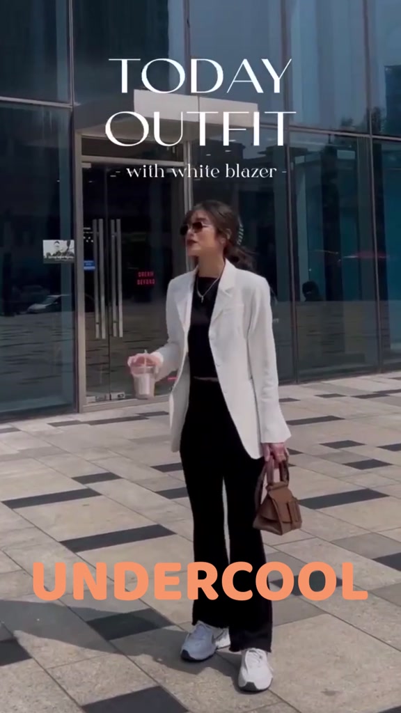 Áo Blazer Vest Nữ 1 lớp UNDERCOOL Dáng Suông Rộng Vải Trượt Kiểu Hàn Quốc - áo khoác mùa thu phong cách công sở | BigBuy360 - bigbuy360.vn