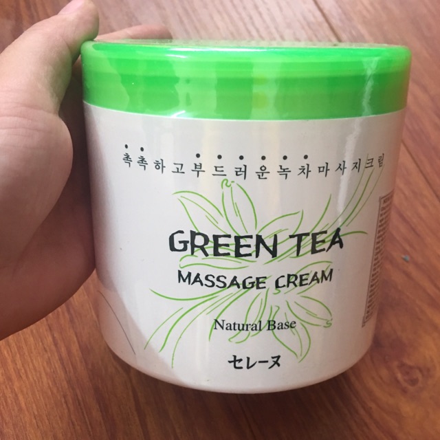Kem massage trà xanh