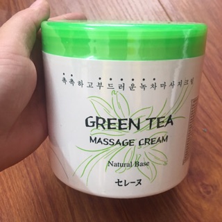 Kem massage trà xanh