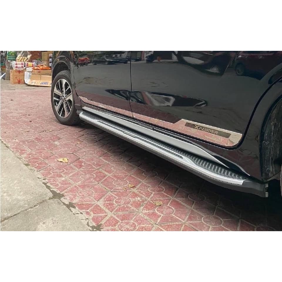 Nẹp sườn Xpander mẫu inox mới xịn không han gỉ, không bong tróc bay màu - Do choi xe hoi uy tin